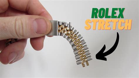 rolex armband stretch|how to stretch a Rolex.